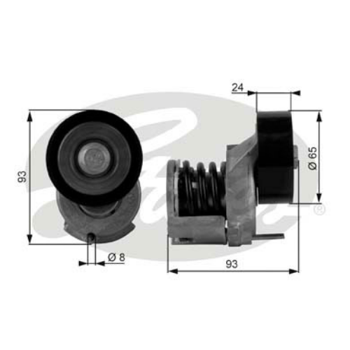 GATES T38439 Motor Kayış Gergisi - VW PASSAT B7 (362) uyumlu