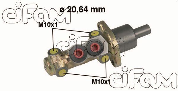 CIFAM 202-207 Fren Sistemleri Ana Fren Merkezi - VW GOLF III (1H1) uyumlu