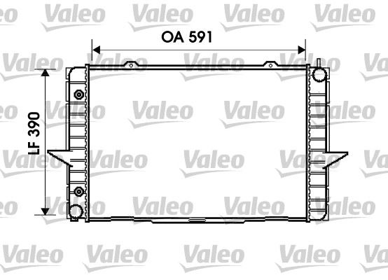 VALEO 734856 Soğutma Sistemi Su Soğutucu & Parçaları - VOLVO S70 (874) uyumlu