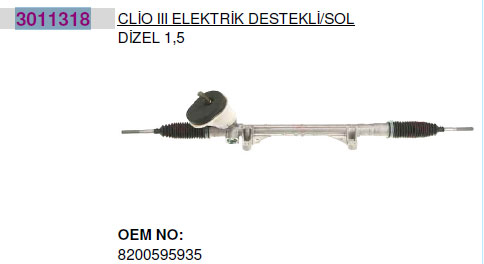 Direksiyon Kutusu - HEMA - A0027307HT Ürün Görseli