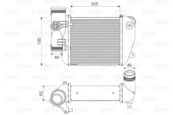 VALEO 818653 Motor Turbo Radyatörü - AUDI A8 D3 (4E2, 4E8) uyumlu
