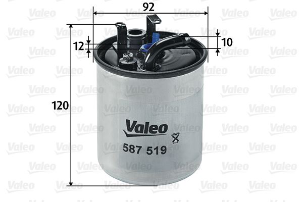 VALEO 587519 Yakıt Sistemi Yakıt Filtresi - MERCEDES-BENZ A-SERISI (W168) uyumlu