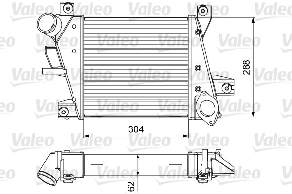 VALEO 818360 Motor Turbo Radyatörü - NISSAN X-TRAIL I (T30) uyumlu