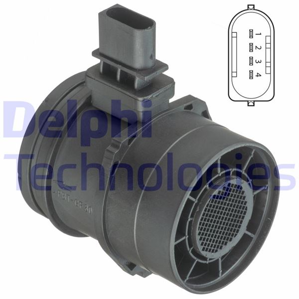 DELPHI AF10394-12B1 Motor Hava Kütle Ölçer (MAF Sensörü) - MERCEDES-BENZ VITO / MIXTO Panelvan/Van (W639) uyumlu