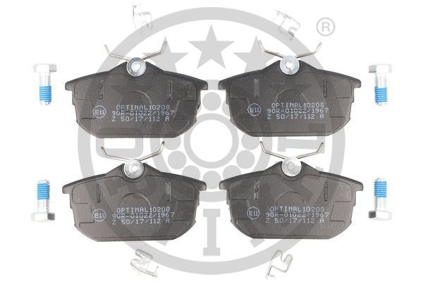 OPTIMAL BP-10208 Fren Sistemleri Fren Balatası - MITSUBISHI CARISMA (DA_) uyumlu