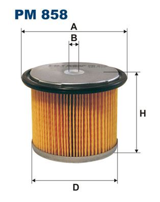 FILTRON PM 858 Yakıt Sistemi Yakıt Filtresi - CITROËN BX (XB-_) uyumlu