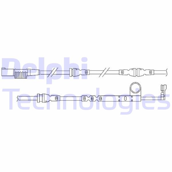 DELPHI LZ0245 Fren Sistemleri Aşınma Göstergesi - LAND ROVER RANGE ROVER SPORT I (L320) uyumlu