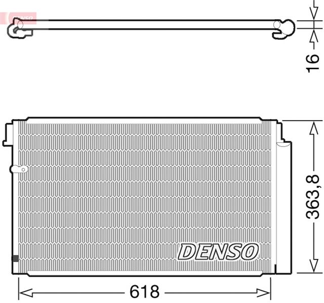 DENSO DCN40011 İklimlendirme Sistemi Klima Radyatörü