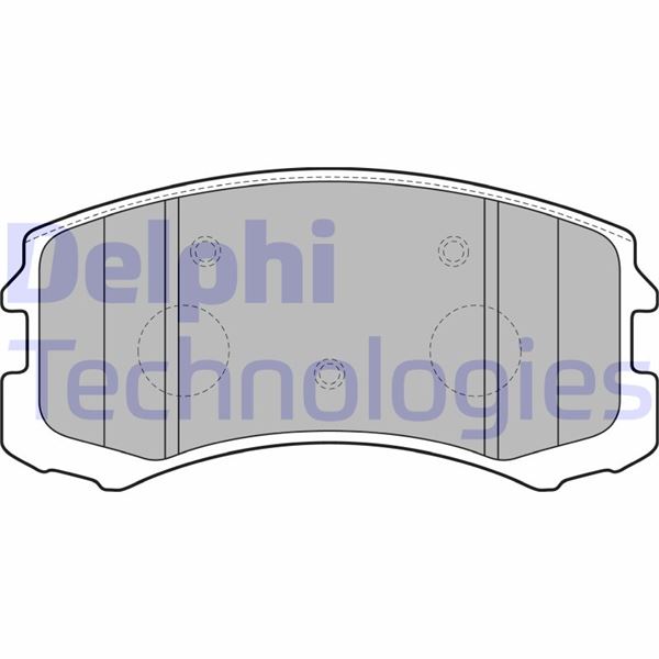 DELPHI LP1901 Fren Sistemleri Fren Balatası - MITSUBISHI LANCER VII Station wagon (CS_W, CT_W) uyumlu
