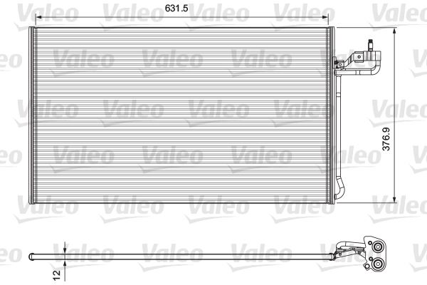 VALEO 814322 İklimlendirme Sistemi Klima Radyatörü - VOLVO C30 (533) uyumlu