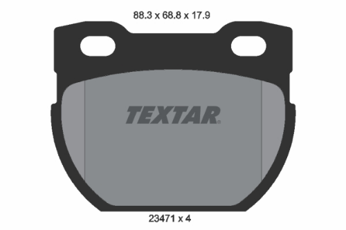 TEXTAR 2347103 Fren Sistemleri Fren Balatası - LAND ROVER DEFENDER Station Wagon (L316, L315) uyumlu