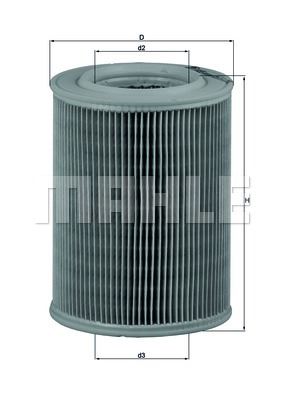 Hava Filtresi - MAHLE - LX455 Ürün Görseli