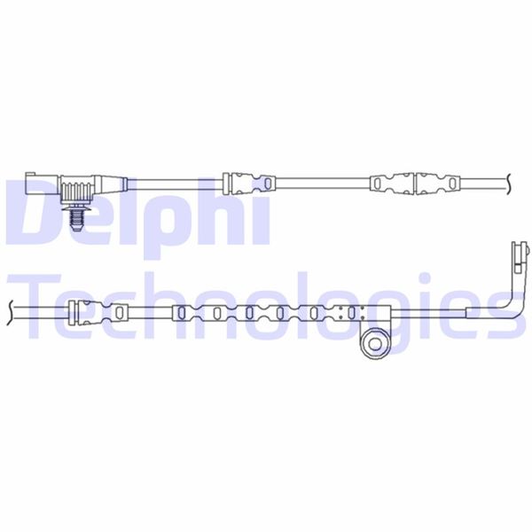 DELPHI LZ0193 Fren Sistemleri Aşınma Göstergesi - LAND ROVER DISCOVERY III (L319) uyumlu