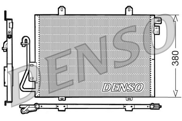 DENSO DCN23006 İklimlendirme Sistemi Klima Radyatörü - RENAULT CLIO I (B/C57_, 5/357_) uyumlu