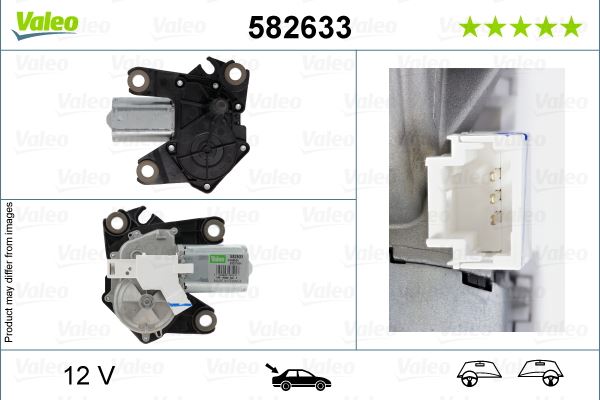VALEO 582633 Kaporta & Gövde Parçaları Cam Silecek Mekanizması - PEUGEOT 207 SW (WK_) uyumlu