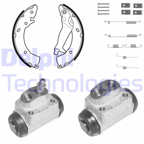 DELPHI KP1107 Fren Sistemleri Fren Pabucu - HYUNDAI GETZ (TB) uyumlu