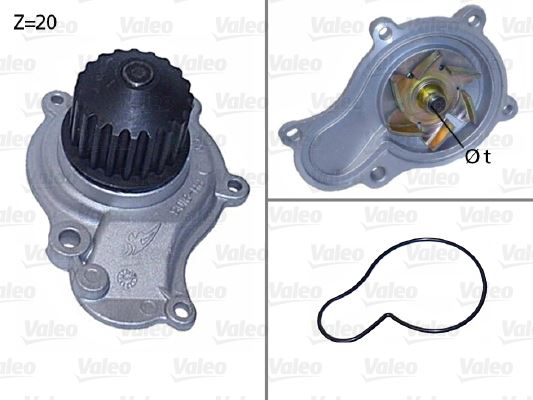 VALEO 506605 Motor Devirdaim - CHRYSLER VOYAGER / GRAND VOYAGER III (GS_, NS_) uyumlu