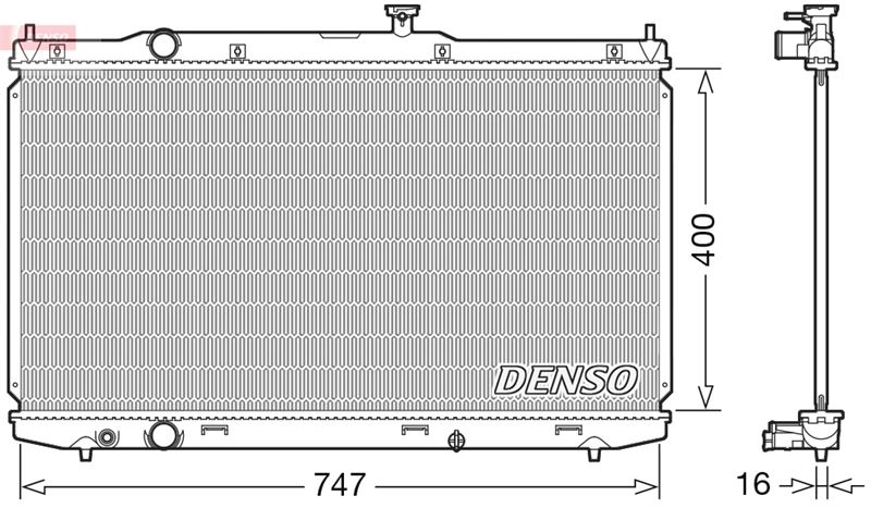 DENSO DRM40039 Soğutma Sistemi Su Soğutucu & Parçaları