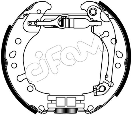 CIFAM 151-530 Fren Sistemleri Fren Pabucu - FORD FIESTA VII (HJ, HF) uyumlu