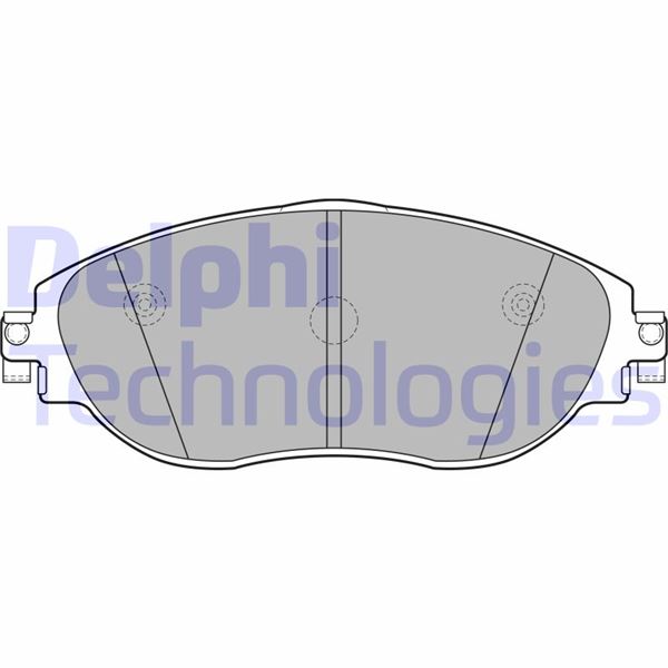 DELPHI LP2250 Fren Sistemleri Fren Balatası - SEAT ALHAMBRA (710, 711) uyumlu