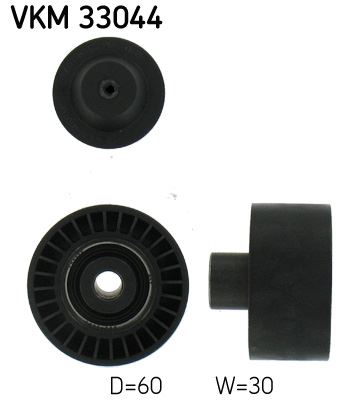 SKF VKM 33044 Motor Yönlendirme & Kılavuz Makarası - FORD C-MAX II (DXA/CB7, DXA/CEU) uyumlu