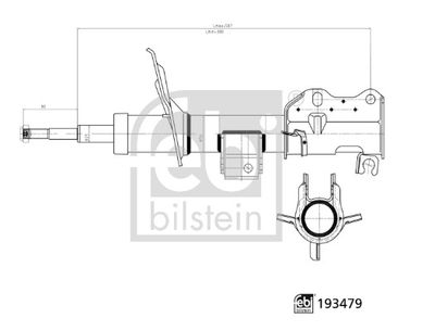 FEBI BILSTEIN 193479 Süspansiyon Sistemi Amortisör - MERCEDES-BENZ VIANO (W639) uyumlu