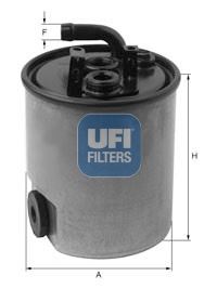 UFI 24.005.00 Yakıt Sistemi Yakıt Filtresi - JEEP GRAND CHEROKEE II (WJ, WG) uyumlu