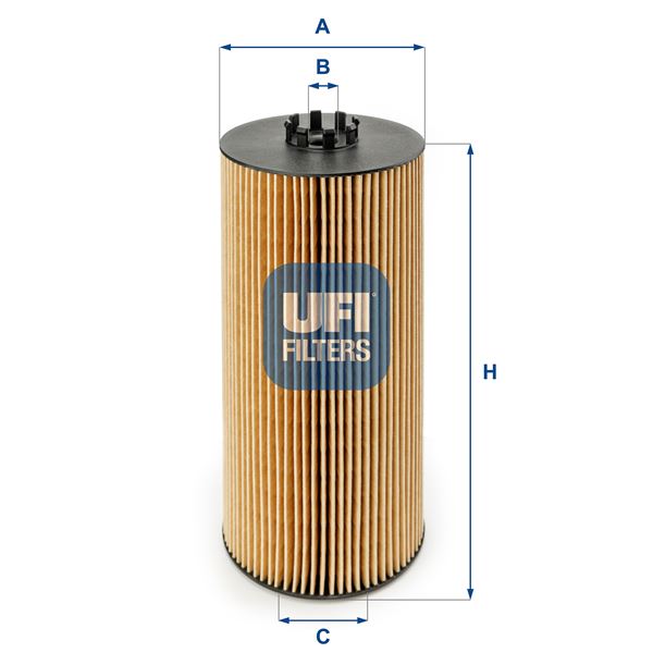 UFI 25.062.00 Motor Yağ Filtresi - MERCEDES-BENZ AXOR 2 uyumlu
