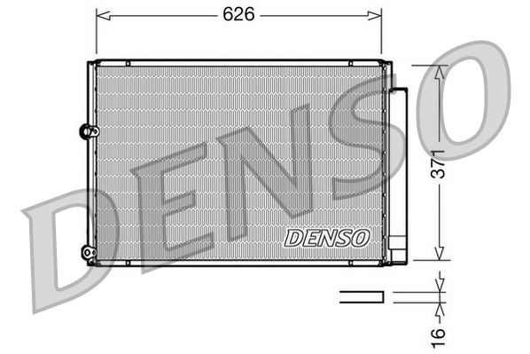 DENSO DCN50018 İklimlendirme Sistemi Klima Radyatörü