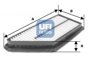 UFI 30.591.00 Motor Hava Filtresi - HONDA CIVIC VIII Hatchback (FN, FK) uyumlu