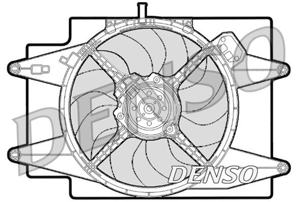 DENSO DER01001 Soğutma Sistemi Fan - ALFA ROMEO 146 (930_) uyumlu