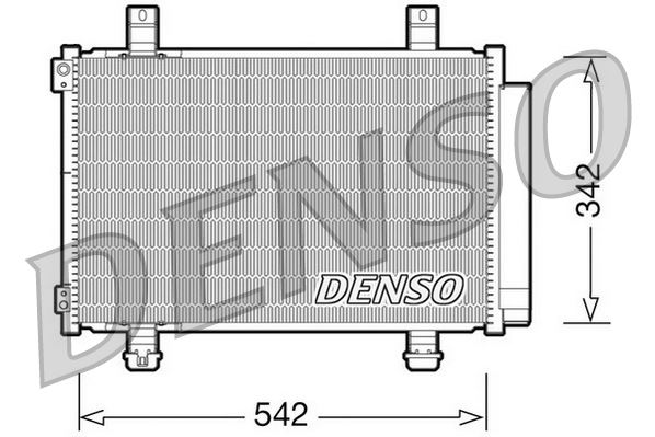 DENSO DCN47005 İklimlendirme Sistemi Klima Radyatörü - SUZUKI SPLASH (EX) uyumlu
