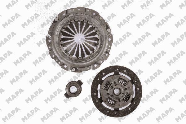 MAPA 005180700 Debriyaj Sistemi Debriyaj Seti - PEUGEOT 106 I (1A, 1C) uyumlu