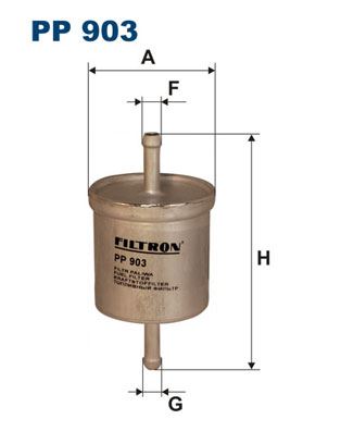 FILTRON PP 903 Yakıt Sistemi Yakıt Filtresi - NISSAN MICRA II (K11) uyumlu