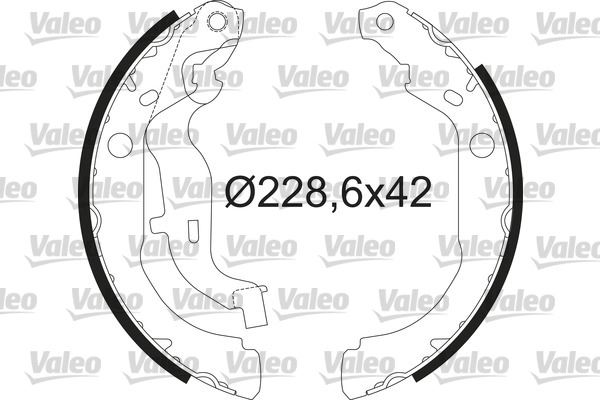 VALEO 564210 Fren Sistemleri Fren Pabucu - DACIA DUSTER (HS_) uyumlu