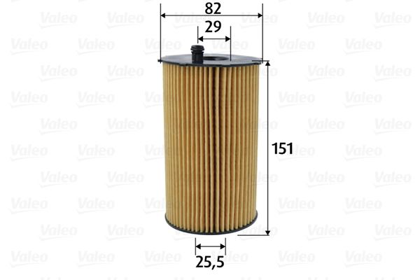 VALEO 586601 Motor Yağ Filtresi - LAND ROVER DISCOVERY IV (L319) uyumlu