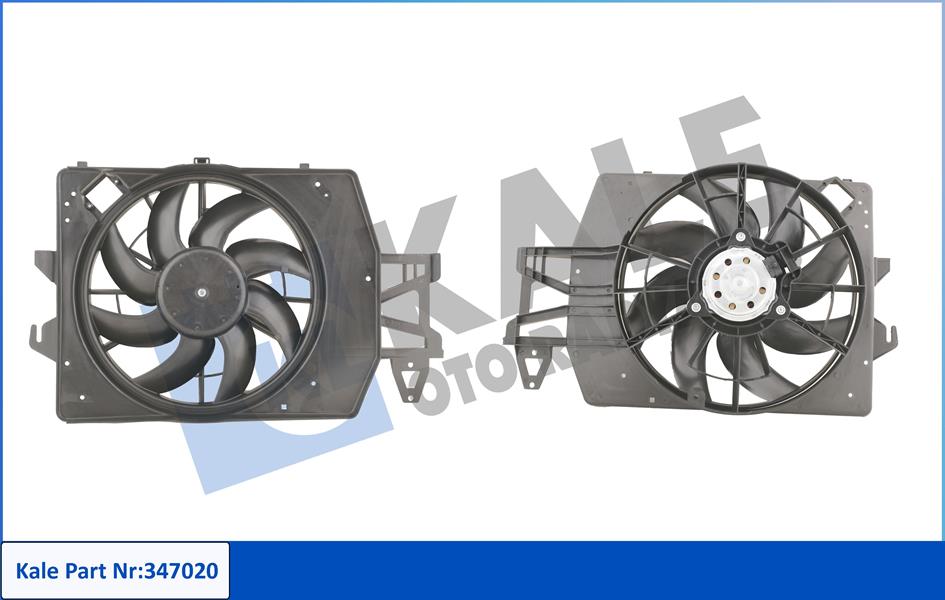 KALE OTO RADYATÖR 347020 Soğutma Sistemi Fan - FORD ESCORT VI (GAL, AAL, ABL) uyumlu