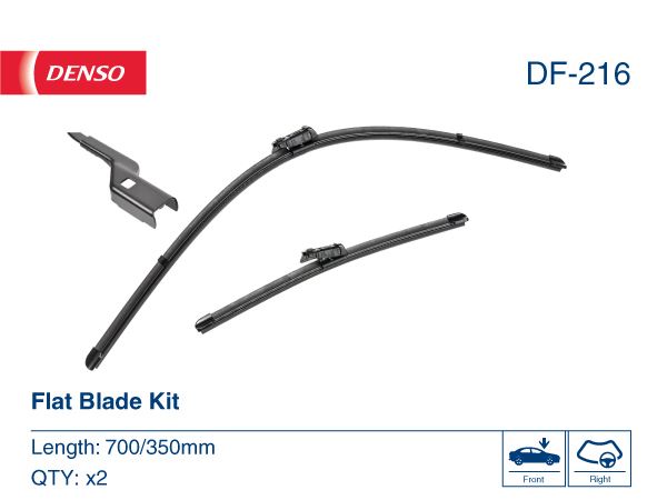 DENSO DF-216 Kaporta & Gövde Parçaları Cam Silecek Mekanizması - FORD FIESTA VII (HJ, HF) uyumlu