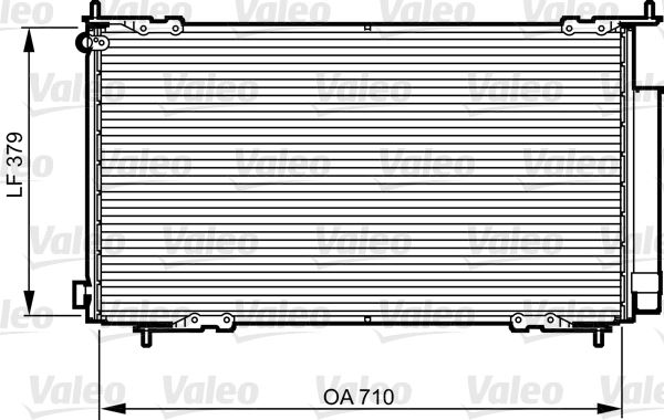 VALEO 814225 İklimlendirme Sistemi Klima Radyatörü - HONDA CR-V II (RD_) uyumlu