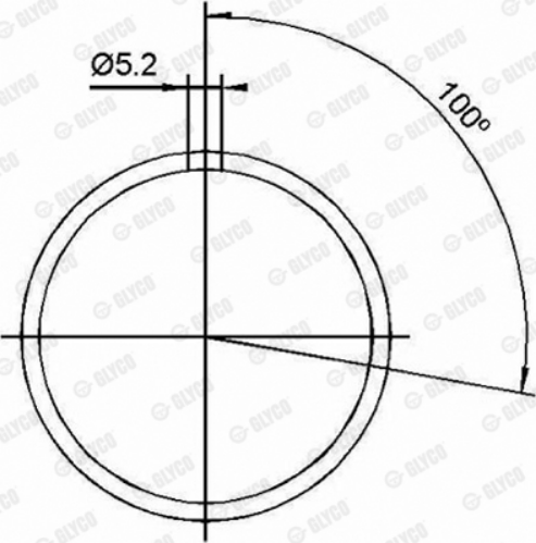 GLYCO 55-3610 SEMI Motor Piston Kolu - VOLVO FL10 uyumlu