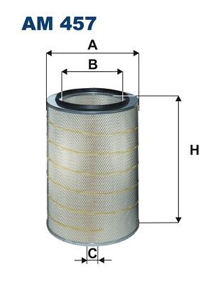 FILTRON AM 457 Motor Hava Filtresi - MAN TGX I uyumlu