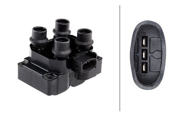 HELLA 5DA 193 175-401 Ateşleme Sistemi Ateşleme Bobini - FORD ESCORT IV (GAF, AWF, ABFT) uyumlu