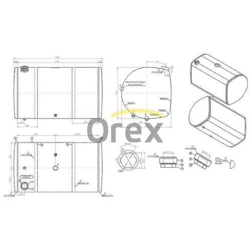 Yakıt Deposu - OREX - 347004 Ürün Görseli