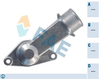 FAE 54326 Soğutma Sistemi Hortum & Bağlantılar - OPEL CORSA A TR (S83) uyumlu