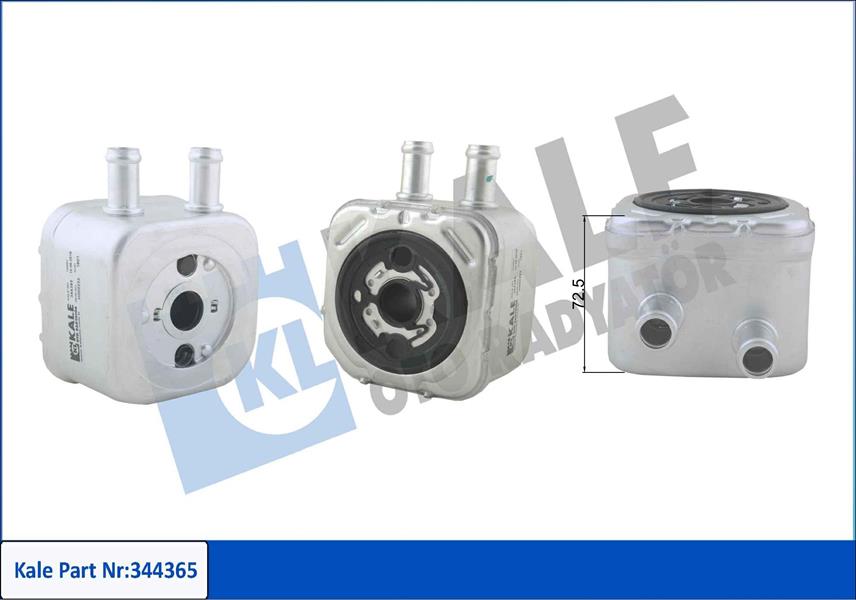 KALE OTO RADYATÖR 344365 Motor Yağ Soğutucusu - VW SHARAN (7M8, 7M9, 7M6) uyumlu