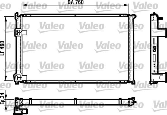 VALEO 732063 Soğutma Sistemi Su Soğutucu & Parçaları - RENAULT MASTER II Panelvan/Van (FD) uyumlu