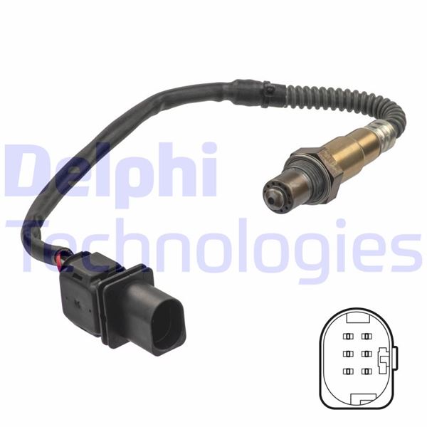 DELPHI ES21156-12B1 Emme & Egzoz Sistemi Egzoz Sensörleri - AUDI A3 (8P1) uyumlu