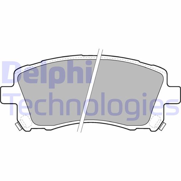 DELPHI LP1663 Fren Sistemleri Fren Balatası - SUBARU IMPREZA Station wagon (GF) uyumlu
