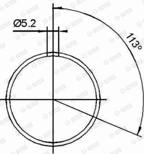 GLYCO 55-3663 SEMI Motor Piston Kolu - VOLVO FL6 uyumlu