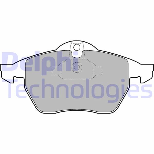 DELPHI LP1600 Fren Sistemleri Fren Balatası - OPEL CALIBRA A (C89) uyumlu